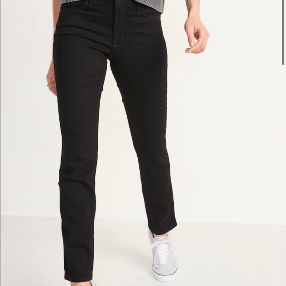 Old Navy Power Slim Straight Mid Rise Jeans (00)